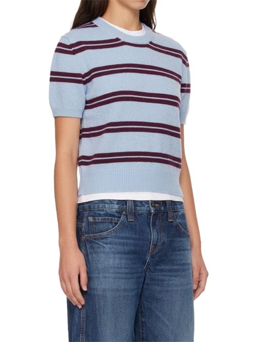 Wicklow stripe t-shirt &DAUGHTER | HKN03885SVINTAGE WITH PORT